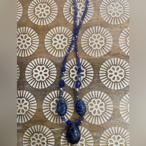 Lapis stone necklace - Picture 3 of 7